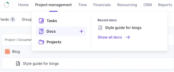 Add important docs in Productive.io