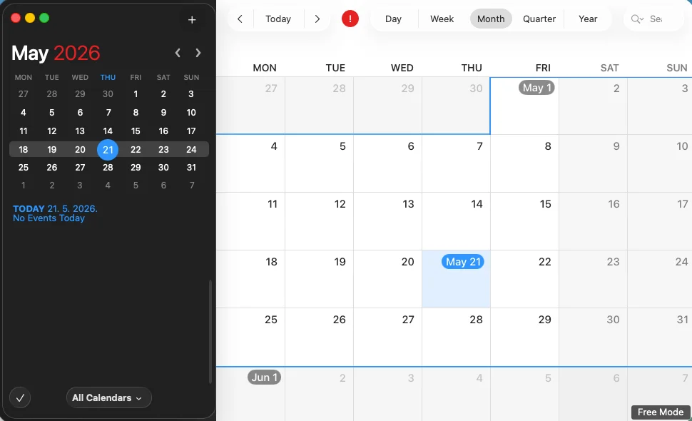 Fantastical homepage