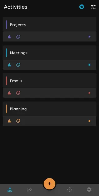 Timelog - homepage