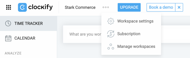 Set up your Workspace - Clockify Help