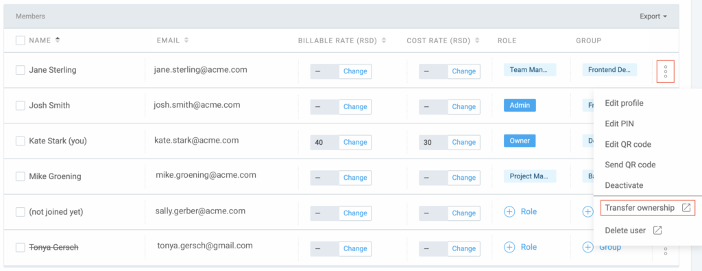 Invite & manage users - Clockify Help