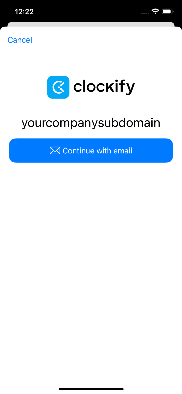 iOS app - Clockify Help