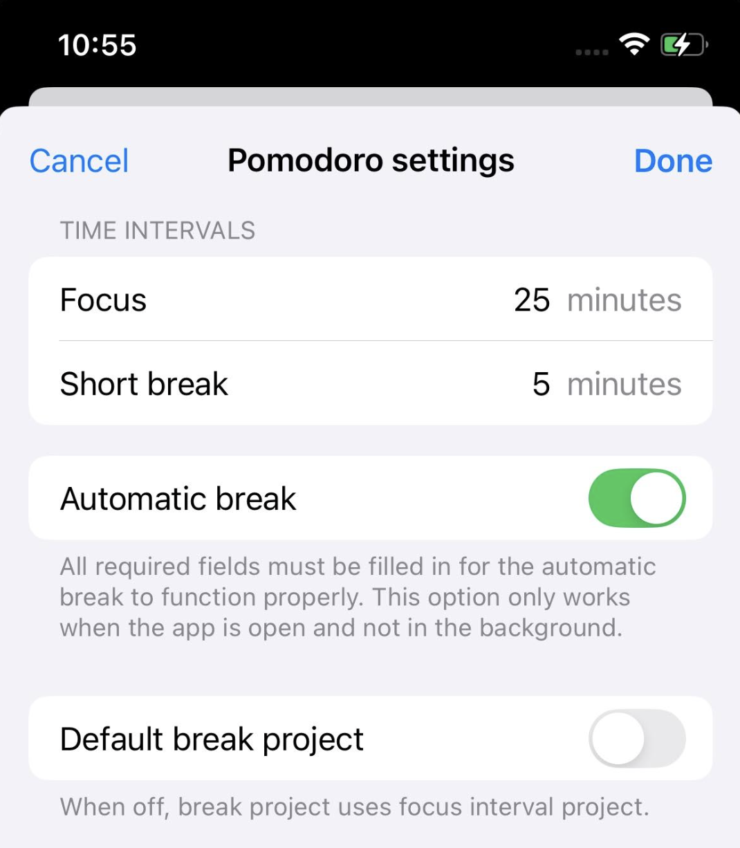 iOS app - Clockify Help
