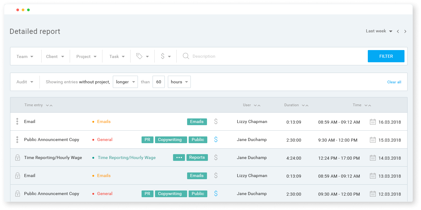 Time audit – Clockify Help