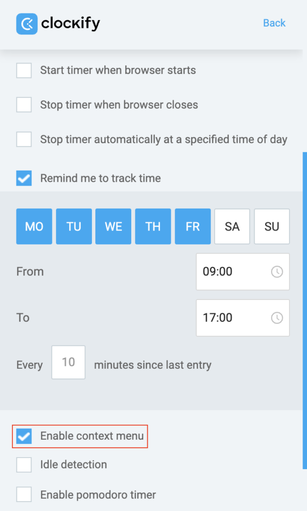 Browser extension - Clockify Help