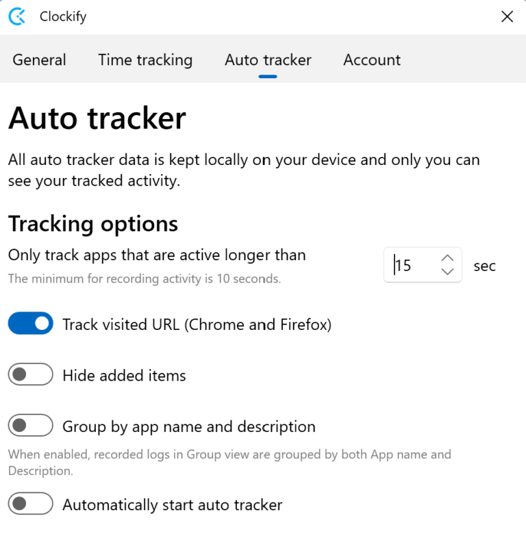 Windows app - Clockify Help