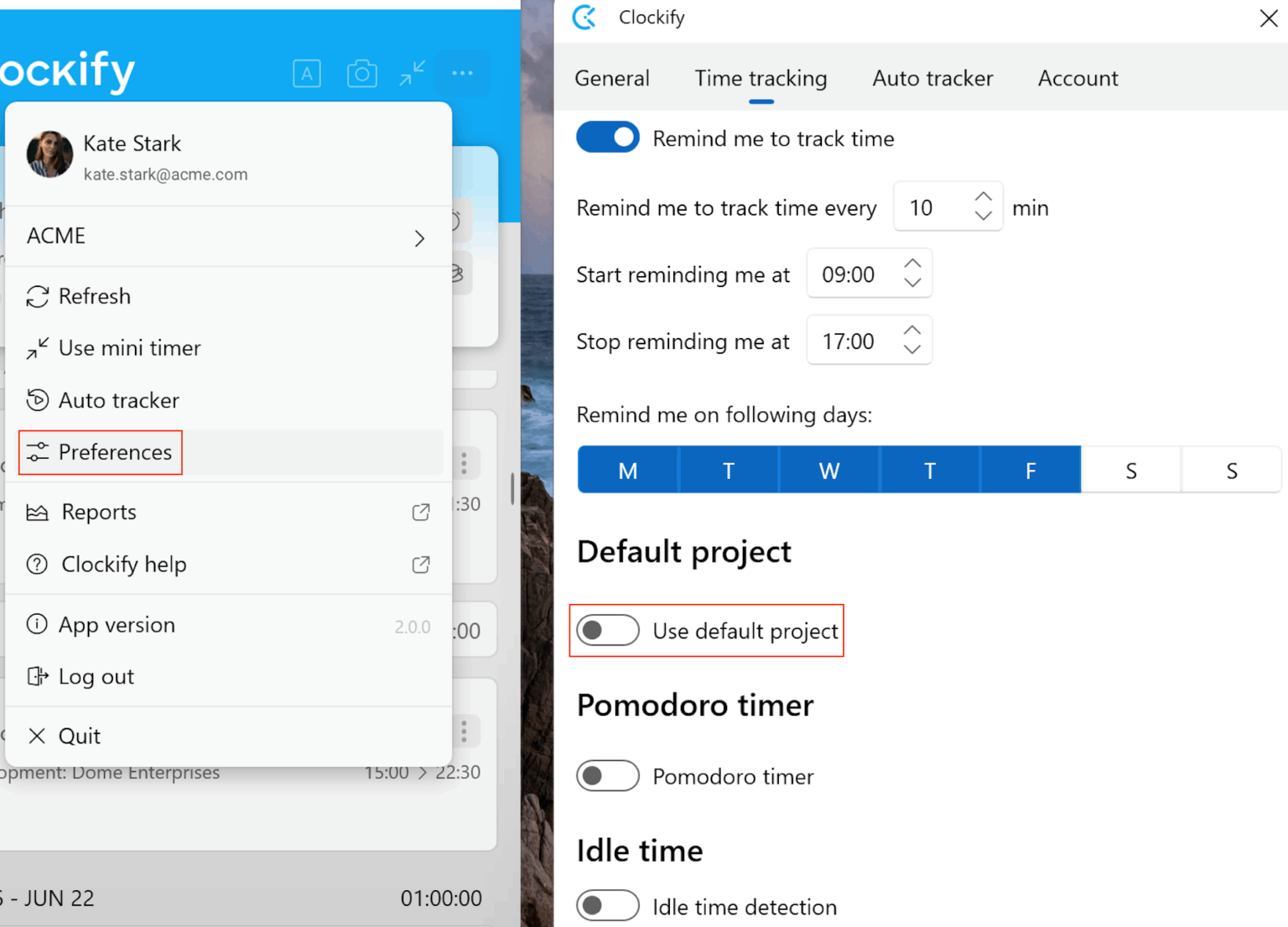 Windows app - Clockify Help