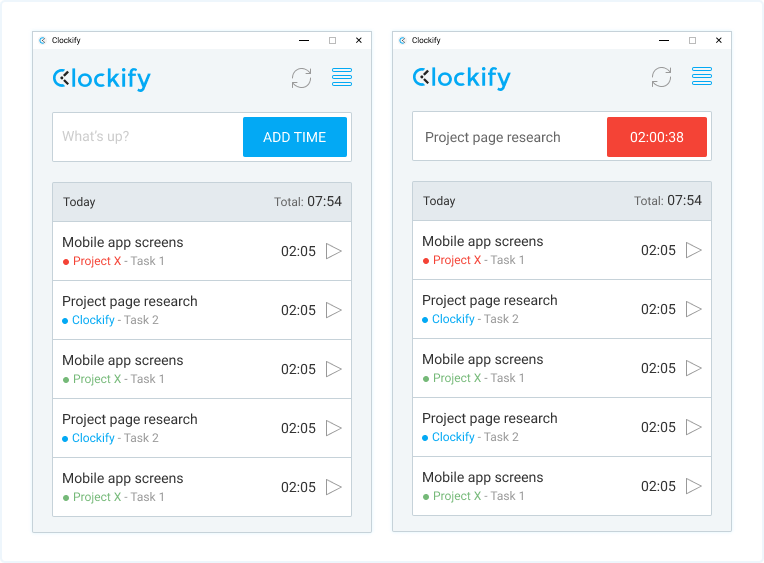 Clockify for windows