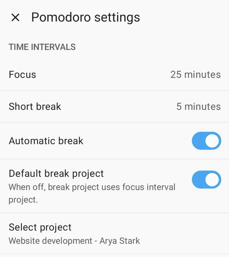 Android app - Clockify Help