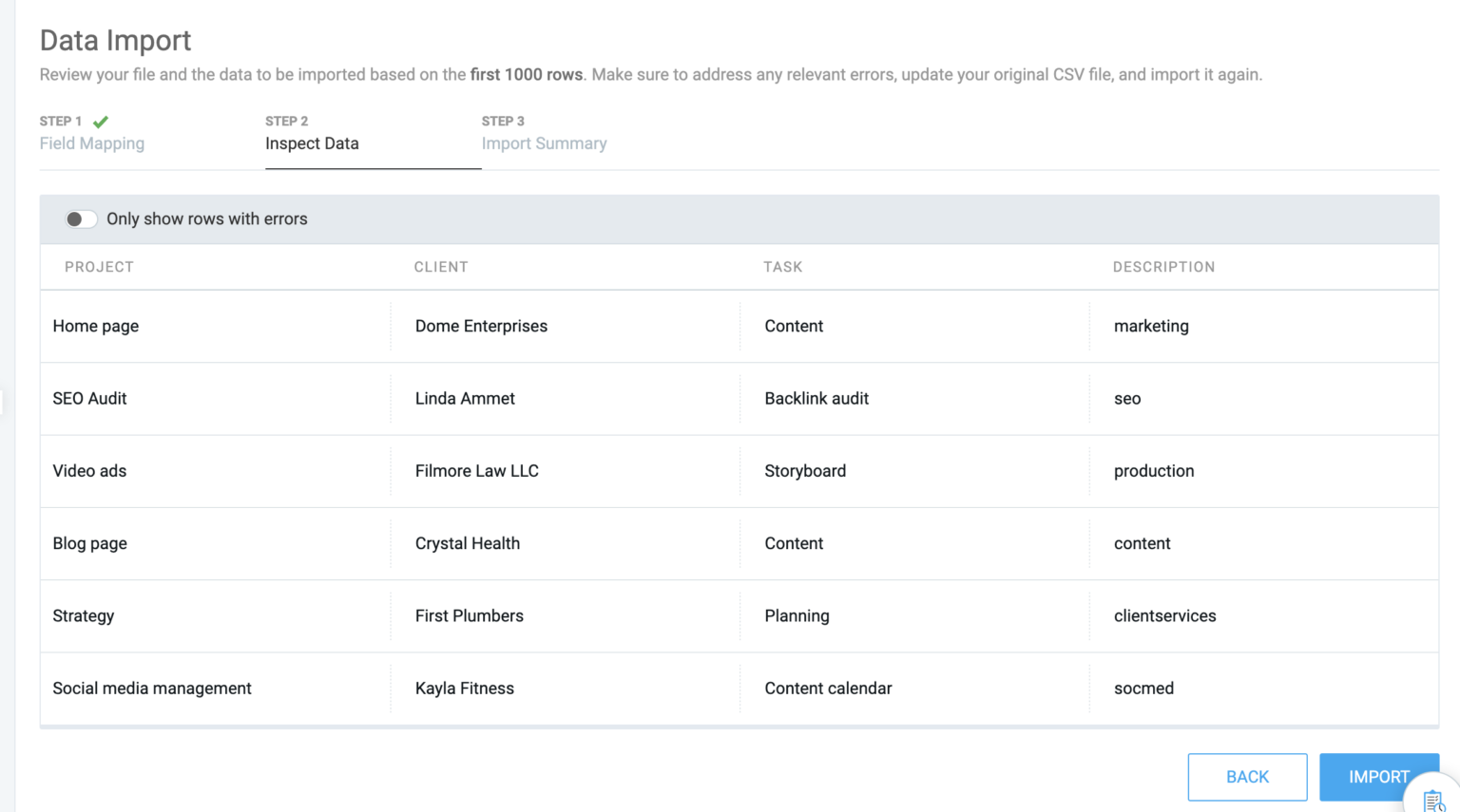 Import data into Clockify - Clockify Help