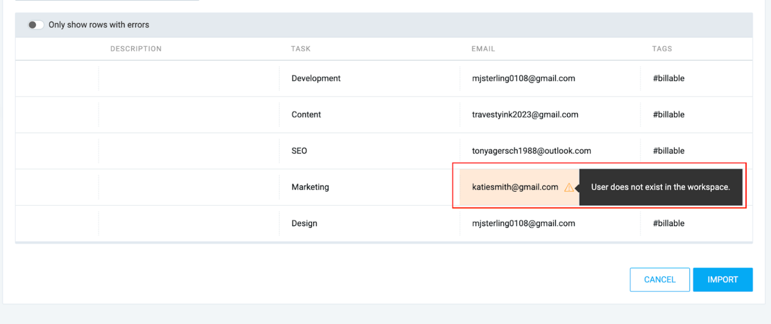 Import data into Clockify - Clockify Help