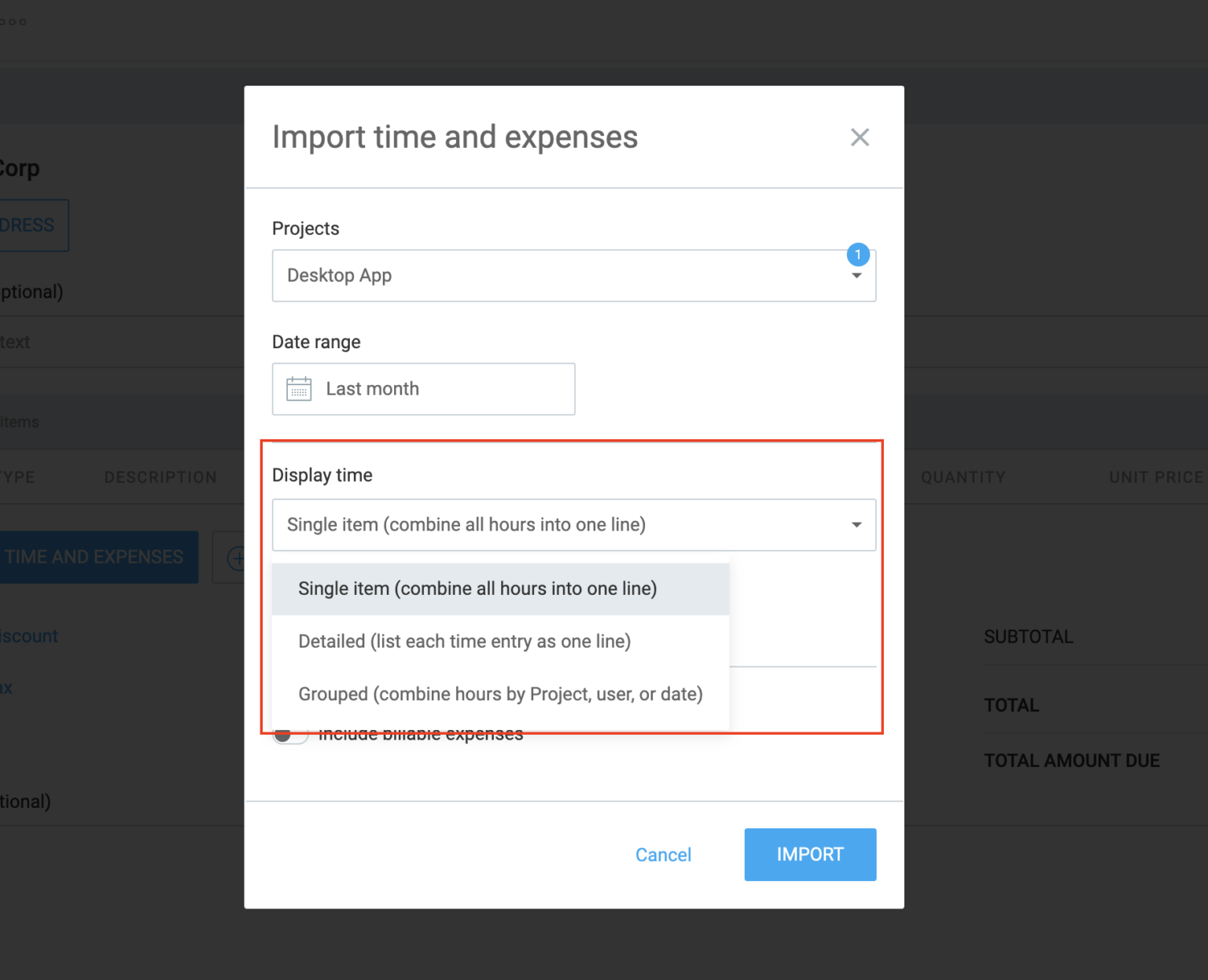 Create & manage invoices - Clockify Help