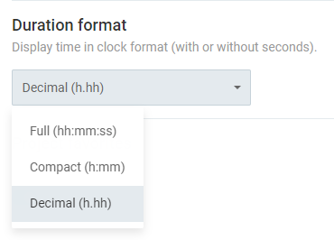 Decimal format - Clockify Help