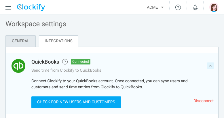 Connect  into QuickBooks Online