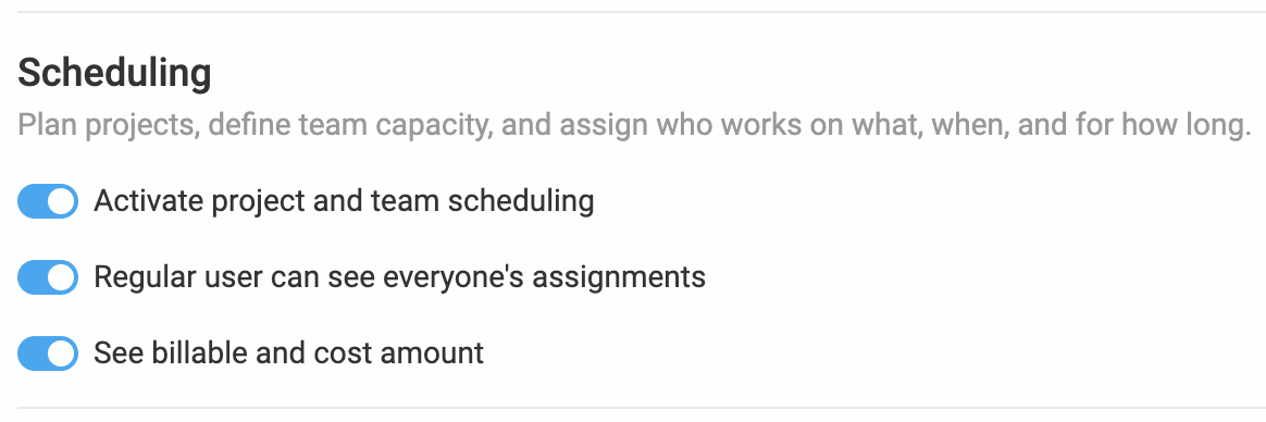 Schedule projects - Clockify Help