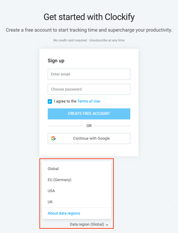  Create you account and create your server