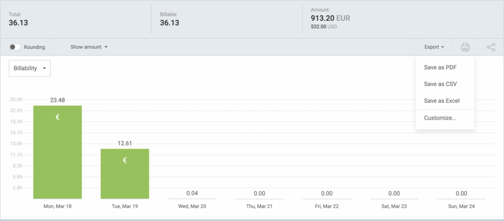 How to create a report for addons with start & end dates