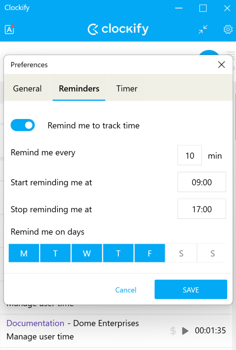 Windows app - Clockify Help