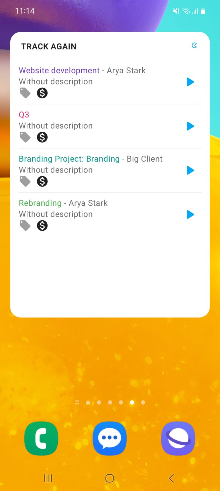 Android app - Clockify Help