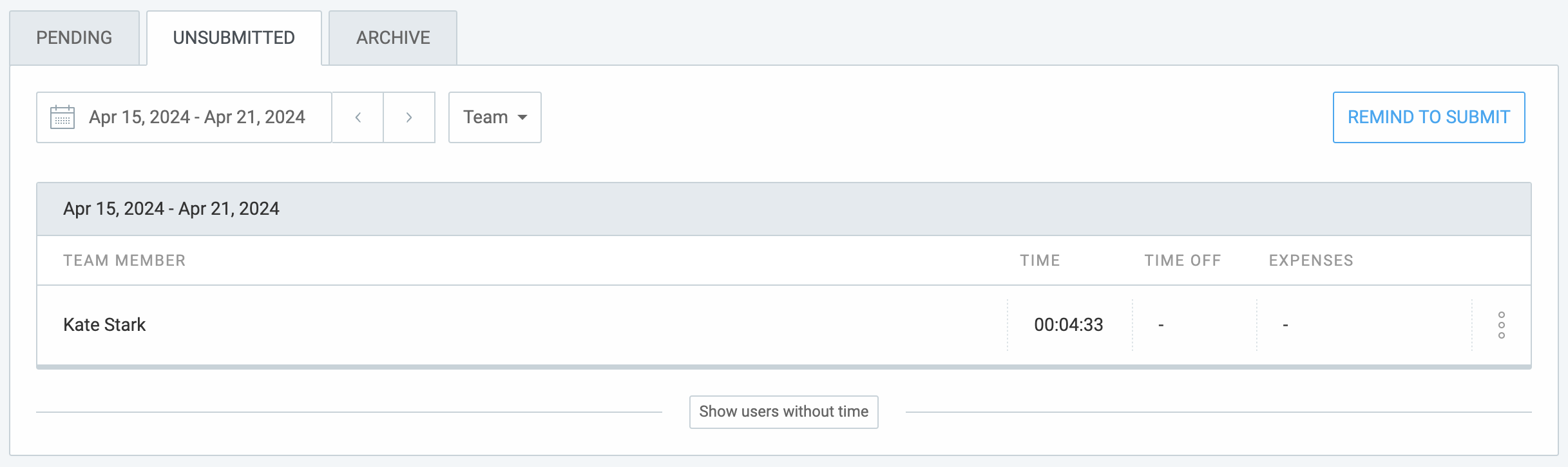 Manage member’s time - Clockify Help