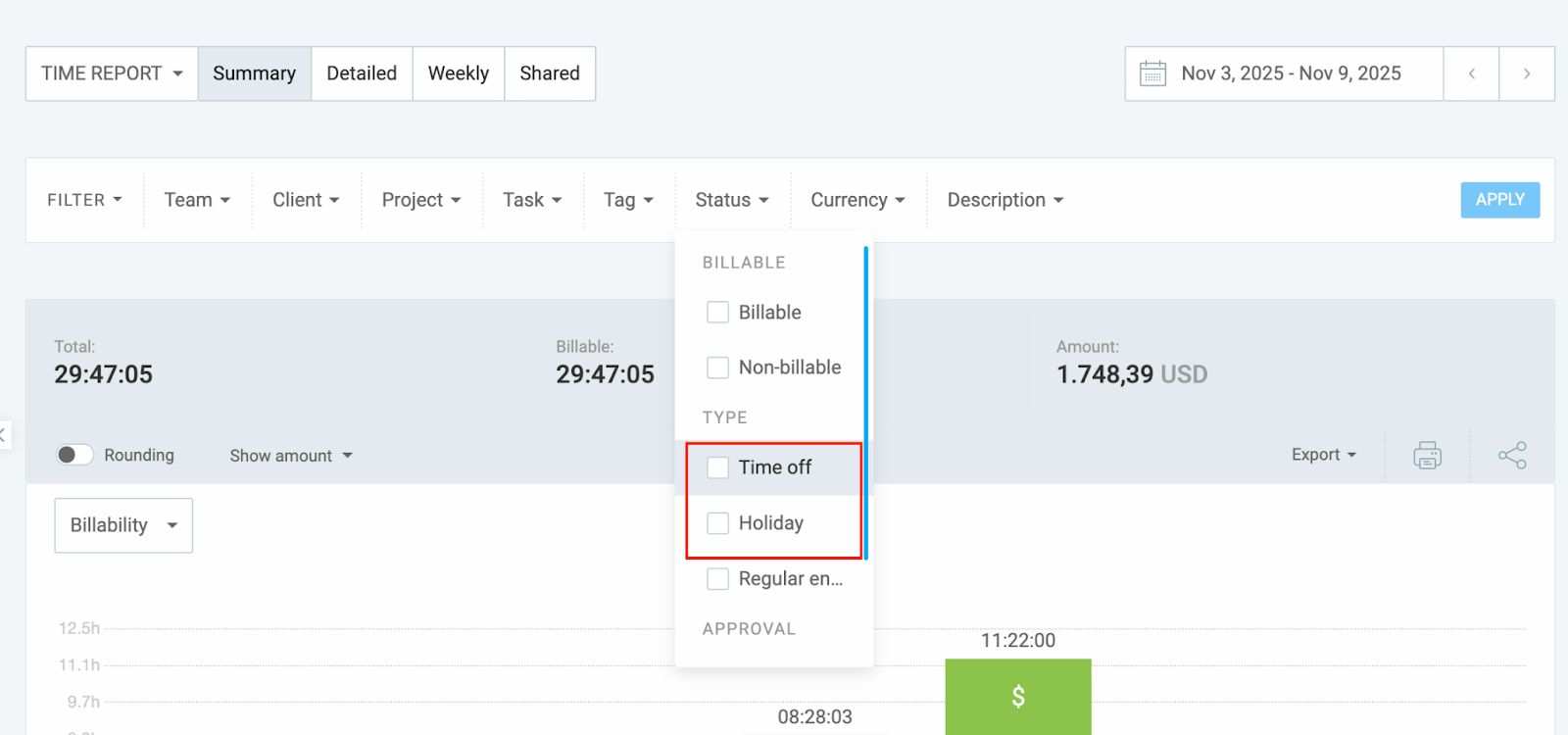Track holidays & time off - Clockify Help