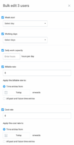 Manage multiple users' time tracking settings - Clockify Help