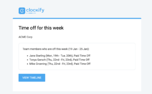 Approve time off - Clockify Help