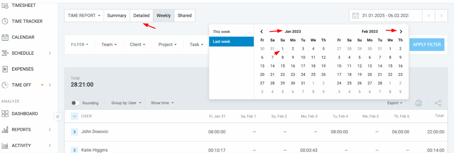Time off entry issues - Clockify Help