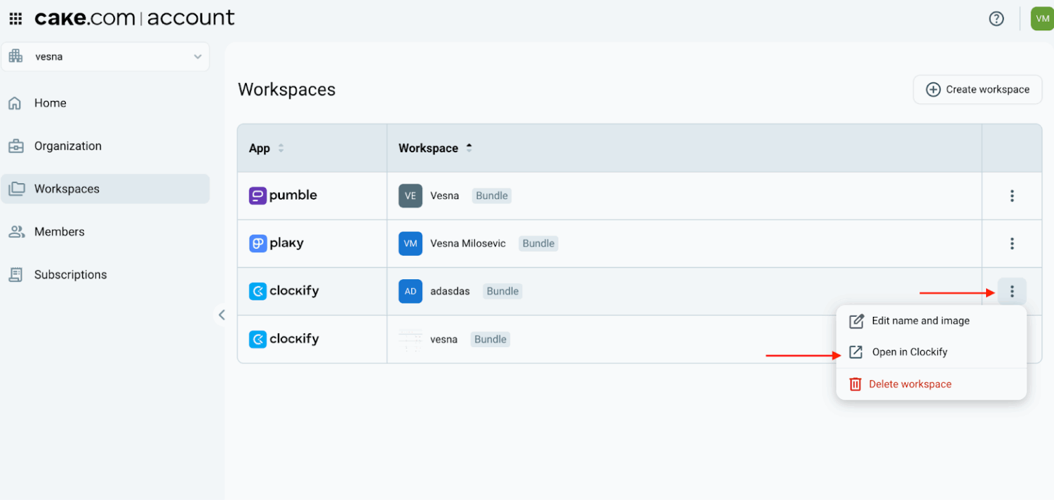 Managing workspaces in Clockify - Clockify Help