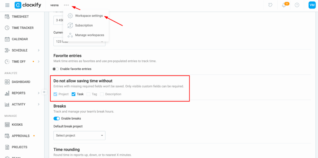 I can’t select a project or a task when tracking time - Clockify Help
