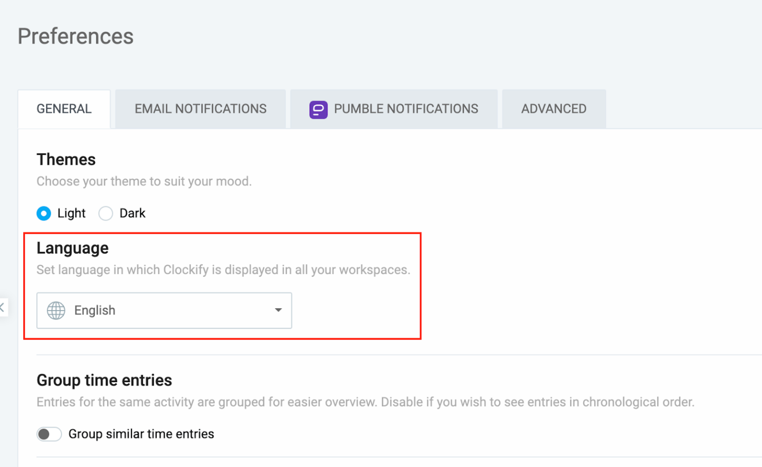 Manage your profile settings - Clockify Help