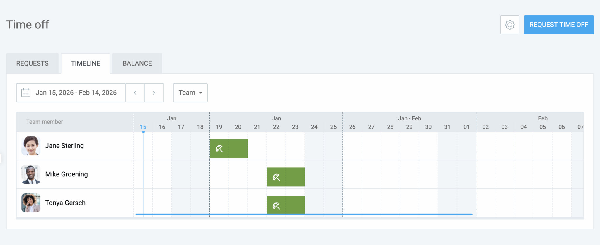 Timeline Entry Approve entries & time off requests for Workspace members - Clockify Help