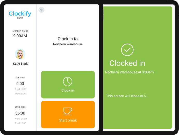 How to set up & use Clockify kiosk