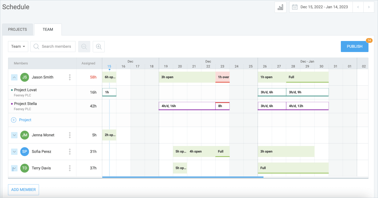 Agency management with Clockify