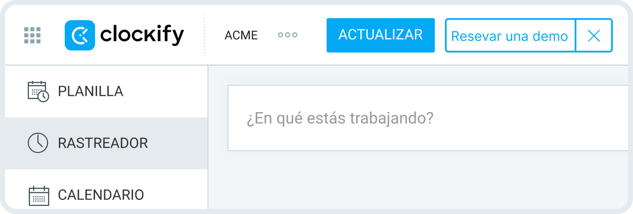 Actualiza a planes de pago de Clockify