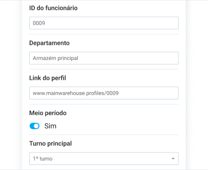Clockify - employee information