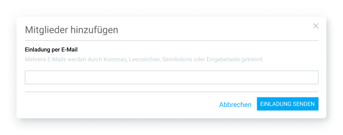 Hinzufügen von Mitgliedern zum Clockify-Arbeitsbereich