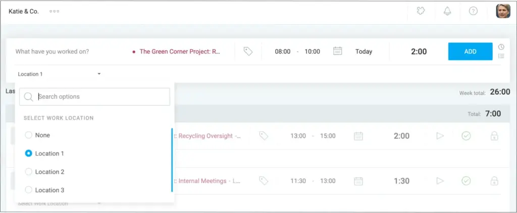 Custom fields for time entries in Clockify