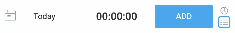Tracking time manually with Clockify