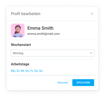 Managing user profile information