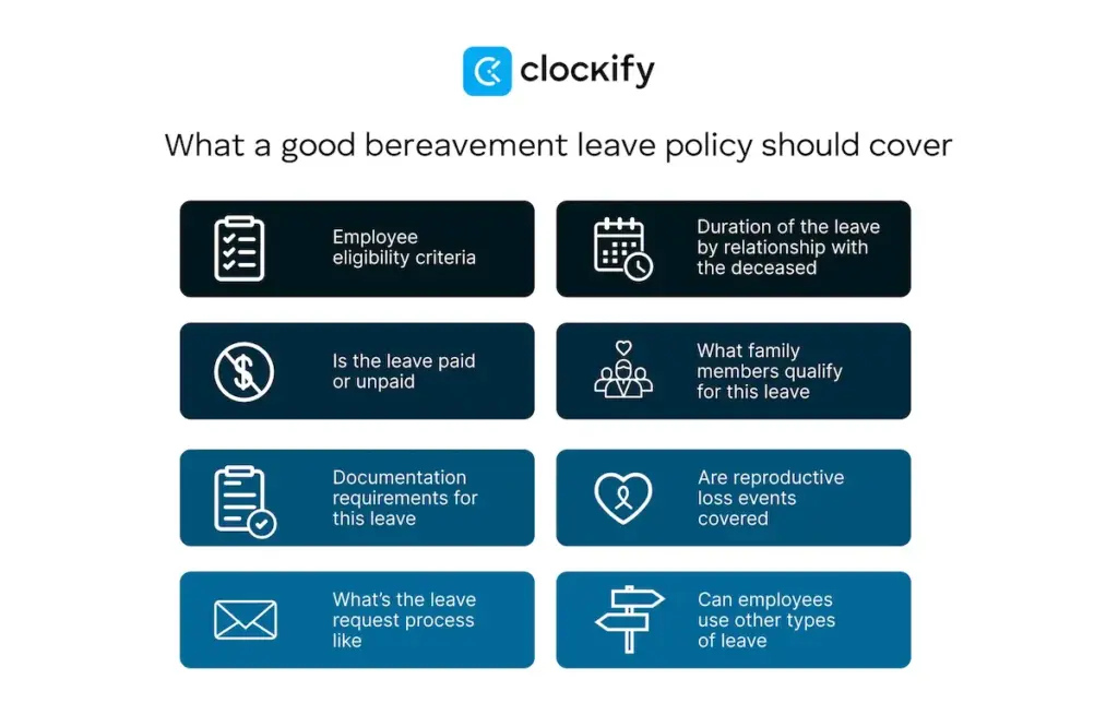 Good bereavement leave policy