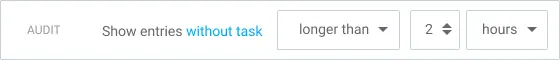 Clean up reports with a time audit in Clockify