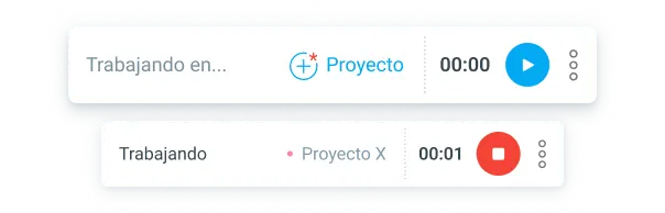 Controla el tiempo dedicado a las tareas en tiempo real