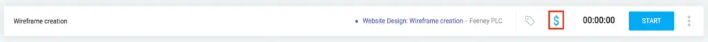 Tracking time on billable tasks in Clockify